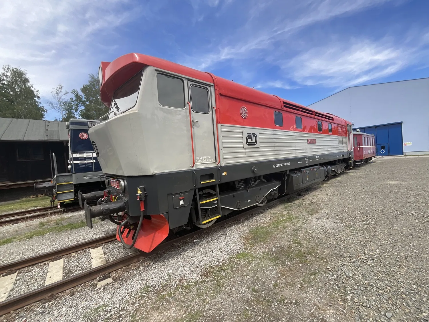 Czech Railway Museum near Lužná u Rakovníka