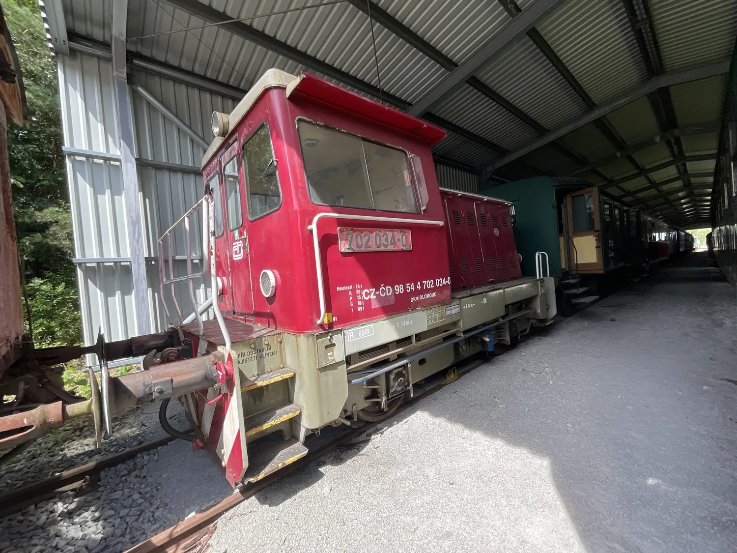 Czech Railway Museum near Lužná u Rakovníka