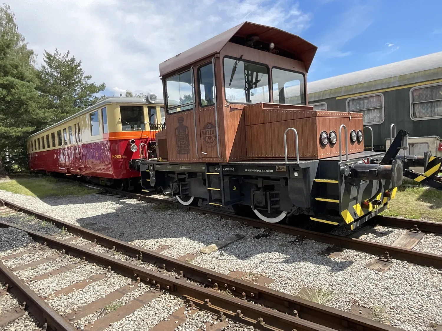 Czech Railway Museum near Lužná u Rakovníka