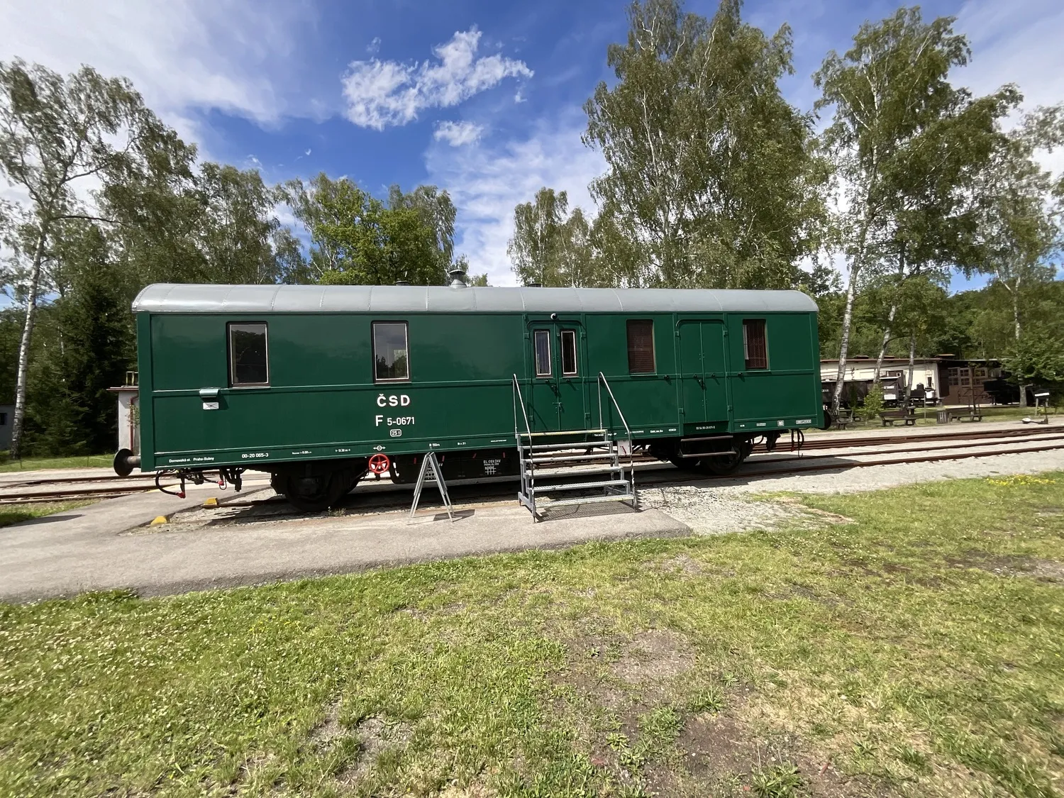 Czech Railway Museum near Lužná u Rakovníka