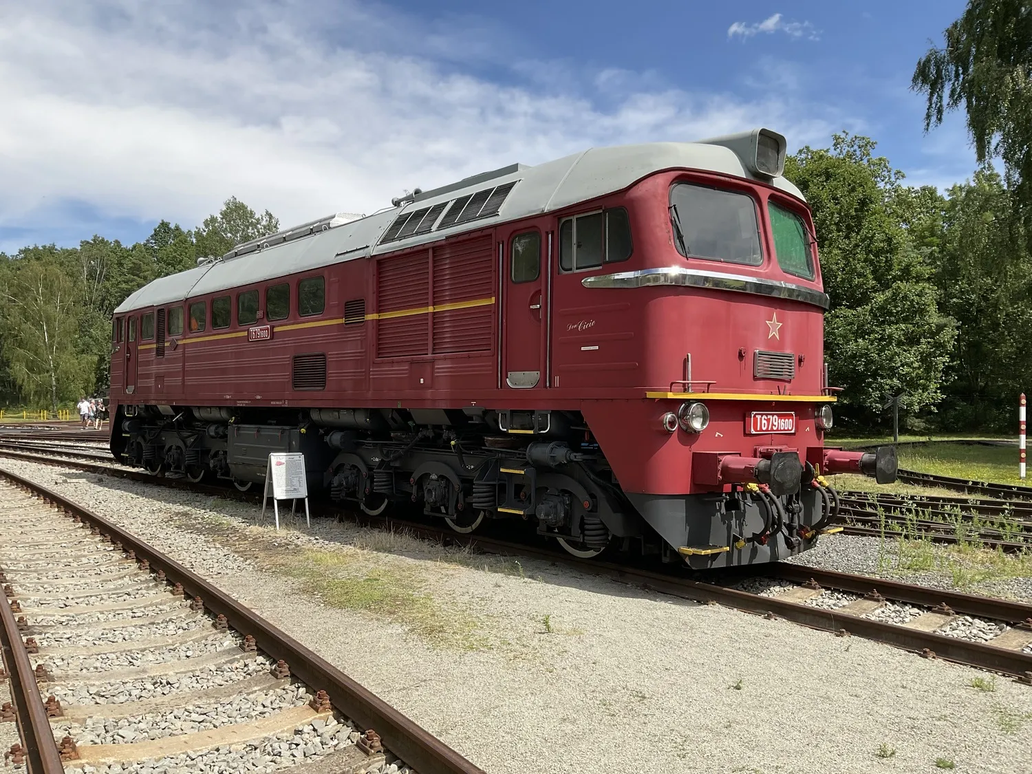 Czech Railway Museum near Lužná u Rakovníka