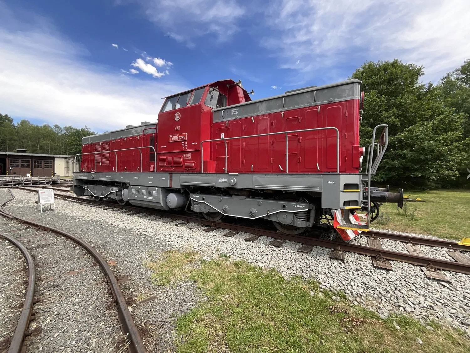 Czech Railway Museum near Lužná u Rakovníka