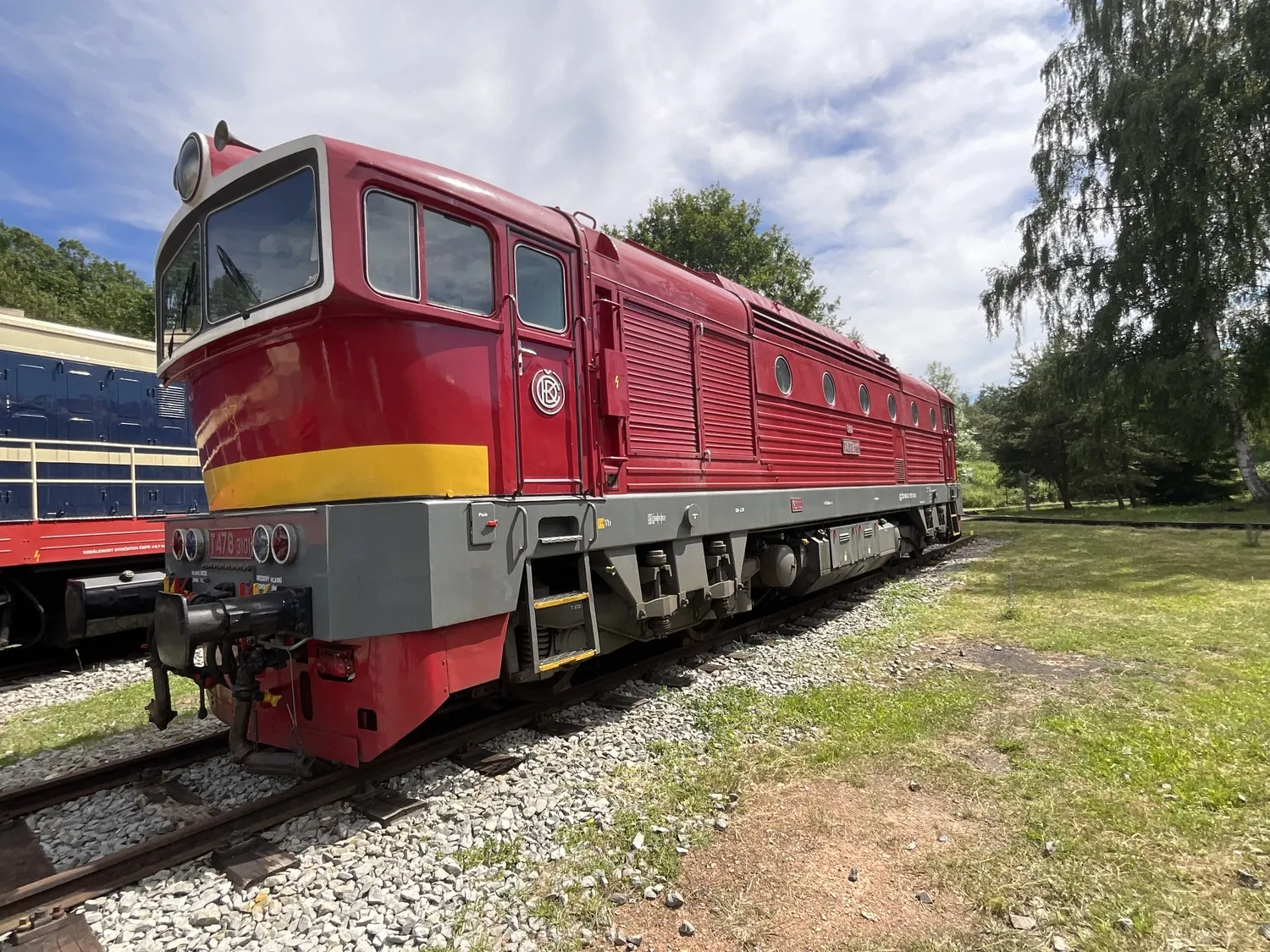 Czech Railway Museum near Lužná u Rakovníka