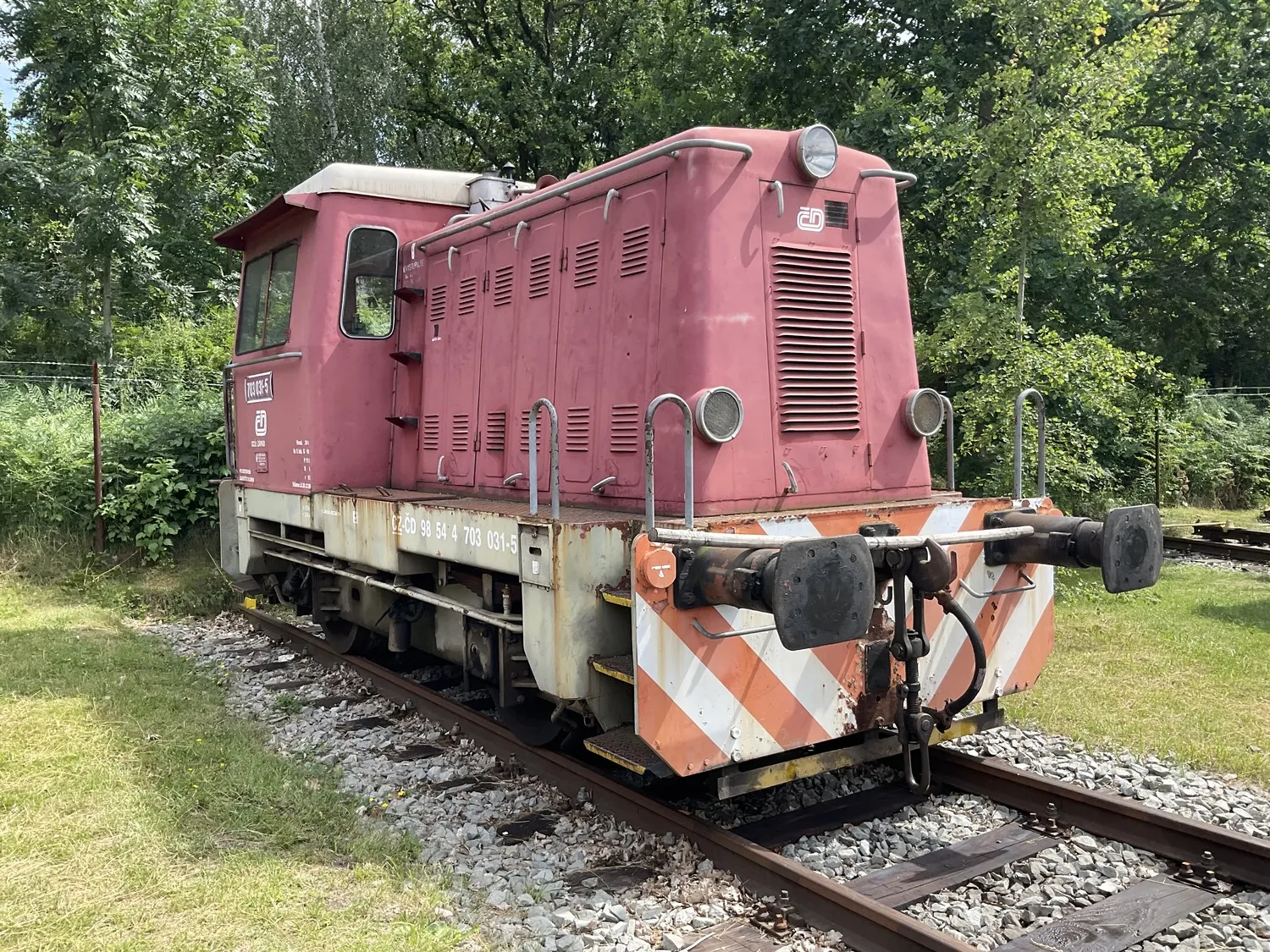 Czech Railway Museum near Lužná u Rakovníka