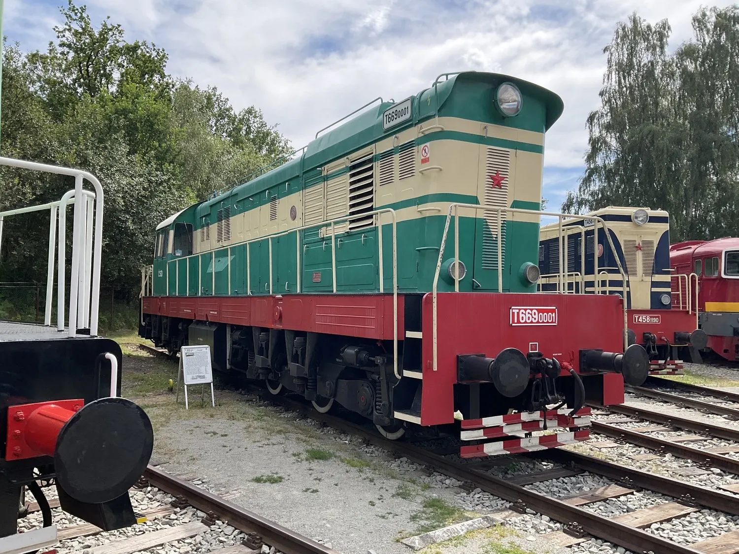 Czech Railway Museum near Lužná u Rakovníka