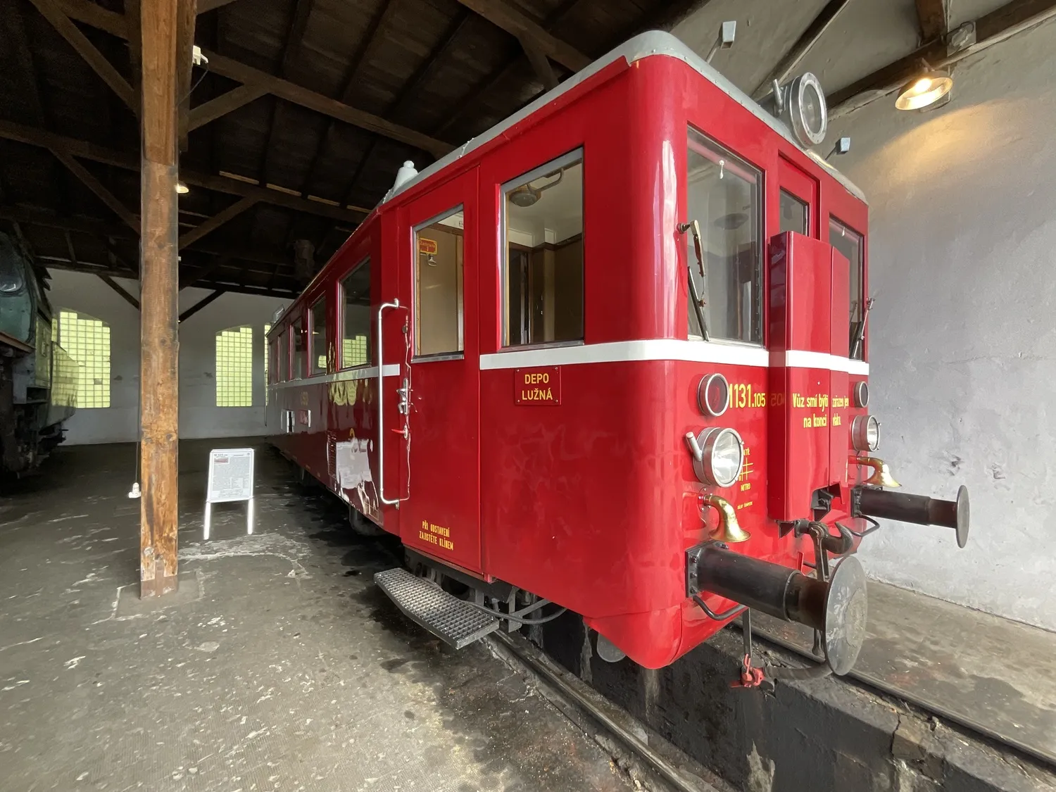 Czech Railway Museum near Lužná u Rakovníka