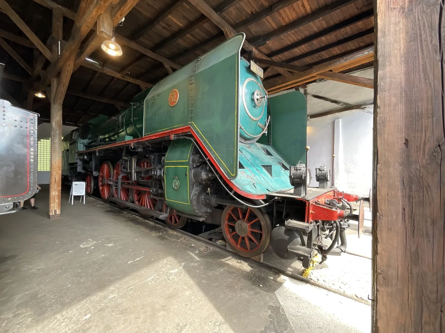 Czech Railway Museum near Lužná u Rakovníka