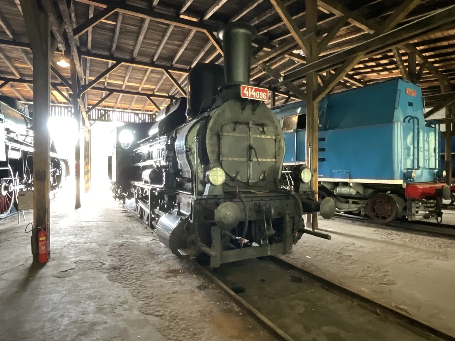 Czech Railway Museum near Lužná u Rakovníka