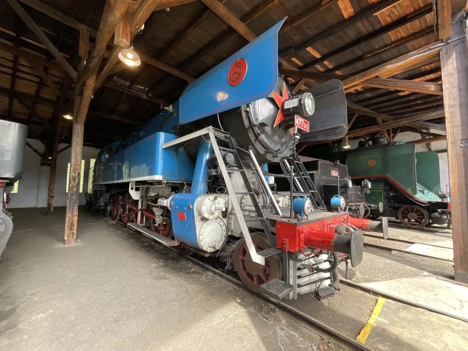 Czech Railway Museum near Lužná u Rakovníka