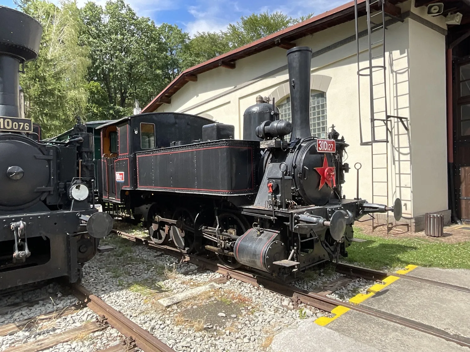 Czech Railway Museum near Lužná u Rakovníka