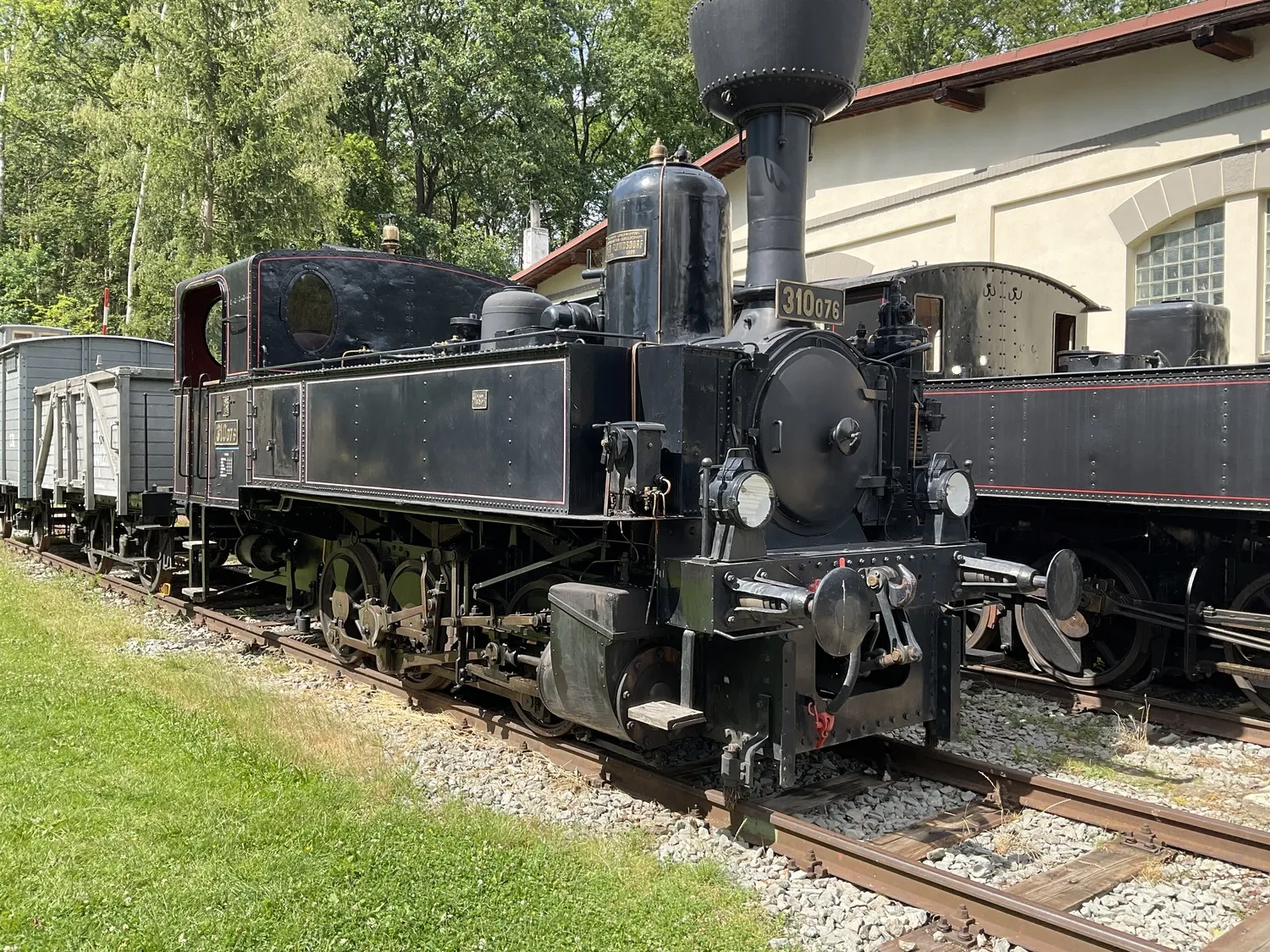 Czech Railway Museum near Lužná u Rakovníka
