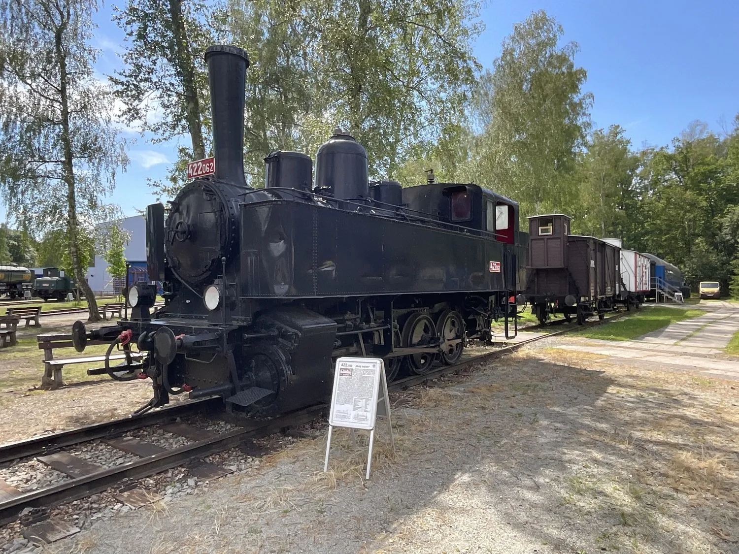 Czech Railway Museum near Lužná u Rakovníka