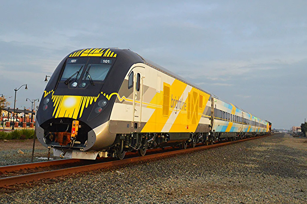 First Train Set for Brightline!