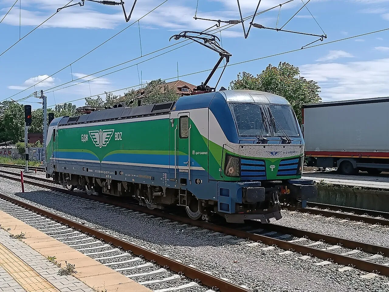 Trains, Sofia central station in 2024, BDŽ 80 Siemens Vectron (7)