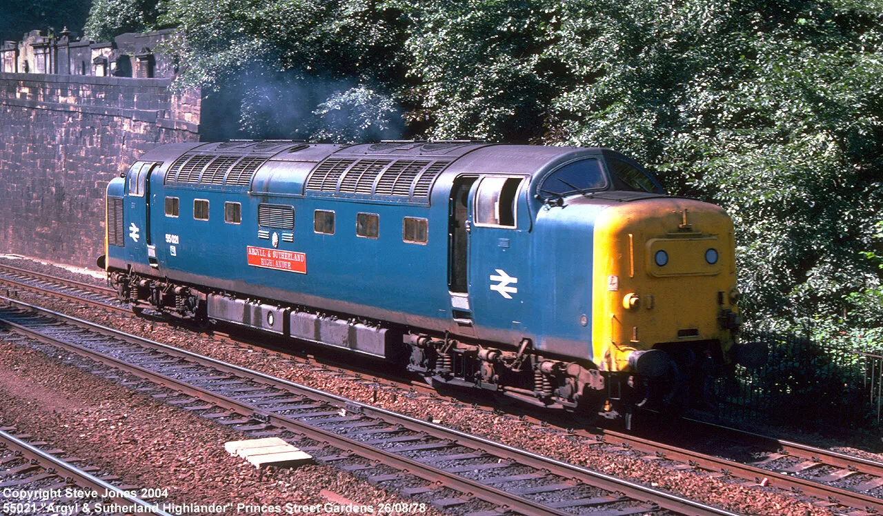 55021 at Princes Street Gardens