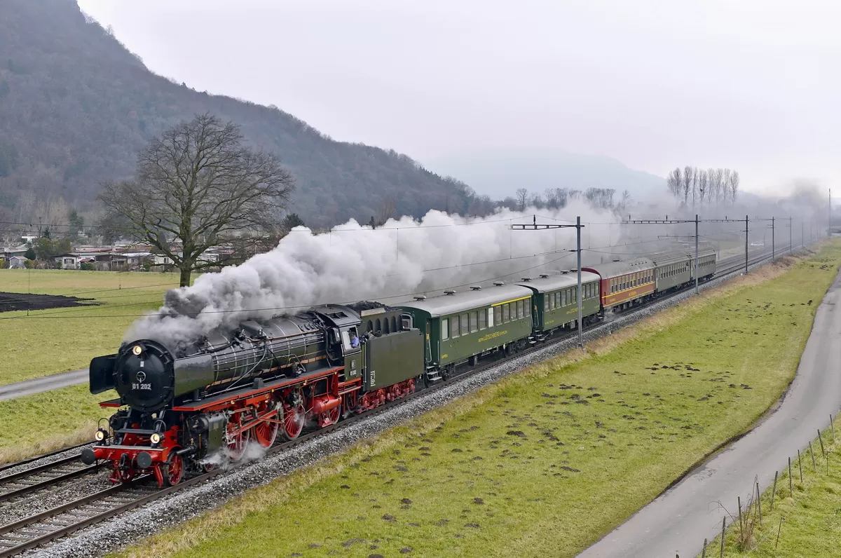 Steaming away!
