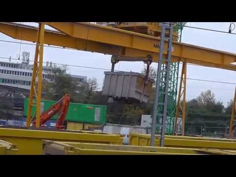 Video: Stuttgart 21 - AAE Sgns 7 & VTG Sgmmns 40 freight cars