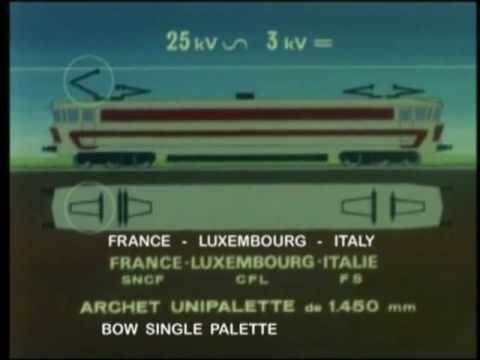 Video: Locomotive CC 40100 (Bicourant Quadri-tension -- Bi-current Quad-voltage)