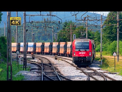 Video: Freight train ride through Slovenia: Ljubljana Zalog Marshalling Yard - Koper tovorna